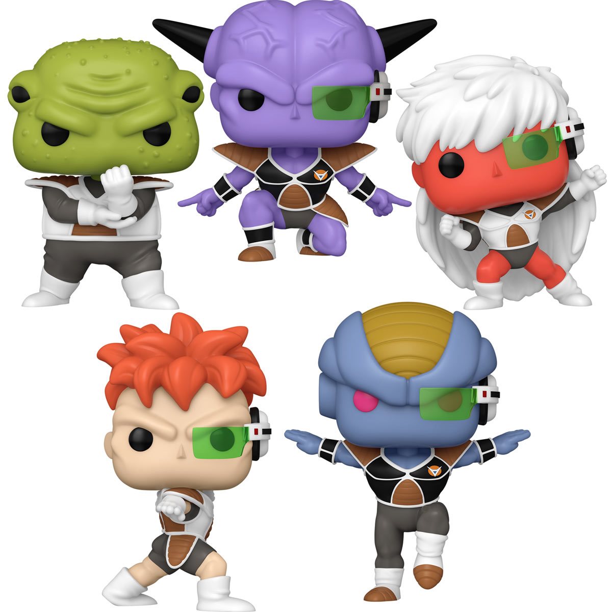 Ginyu Force Funko Pop! Vinyl Figure Case of 5 Dragon Ball Z