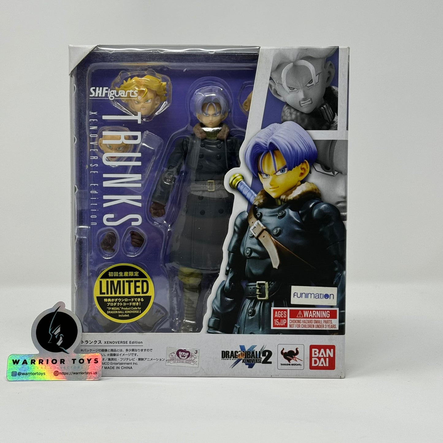 Bandai Tamashii Nations S.H. Figuarts Trunks "Dragon Ball: Xenoverse" Action Figure - USED